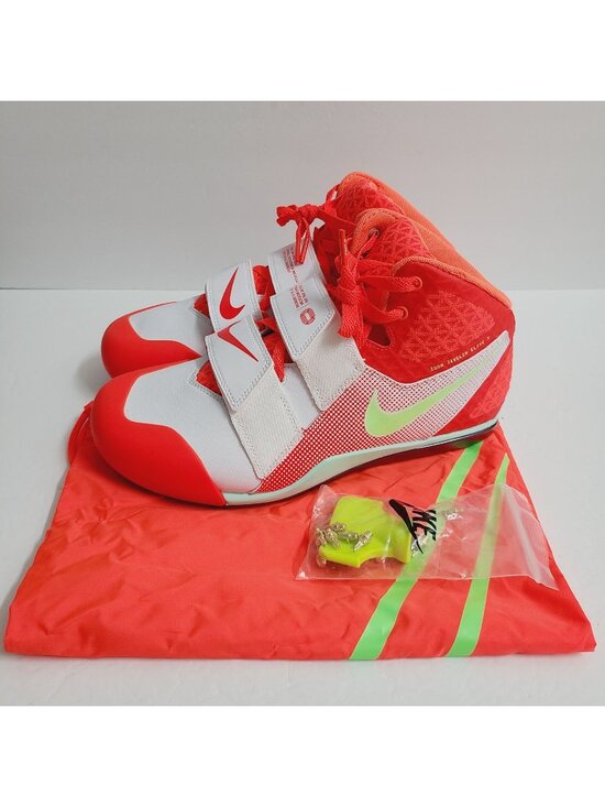 Nike Zoom Javelin Elite 3 Track Throwing Shoes SPIKES BAG FZ9626-100 Size 10.5